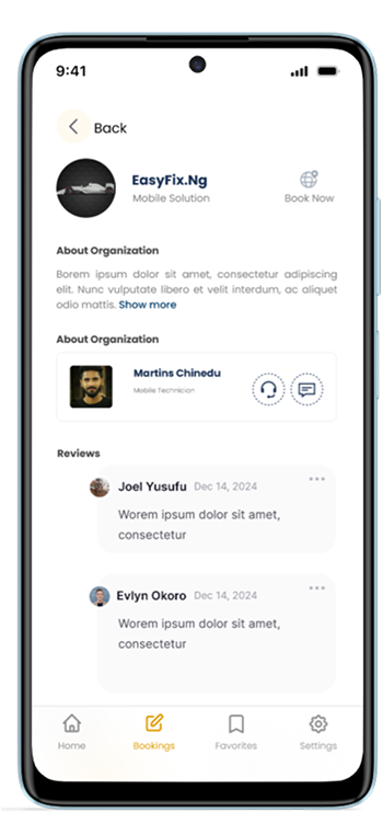 App Interface